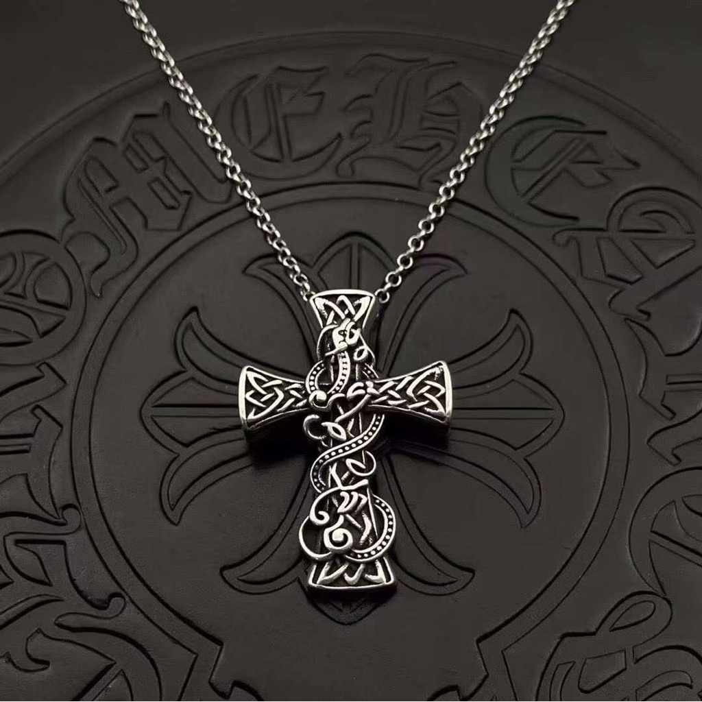 Chrome Hearts Celtic Knot Cross Pendant Necklace 238$